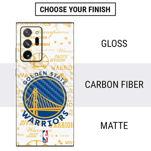 NBA Golden State Warriors Historic Blast Galaxy Note20 Ultra 5G Skin