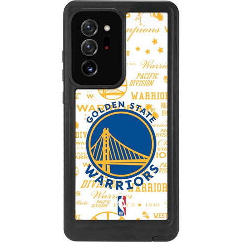 NBA Golden State Warriors Historic Blast Galaxy Note20 Ultra 5G Waterproof Case