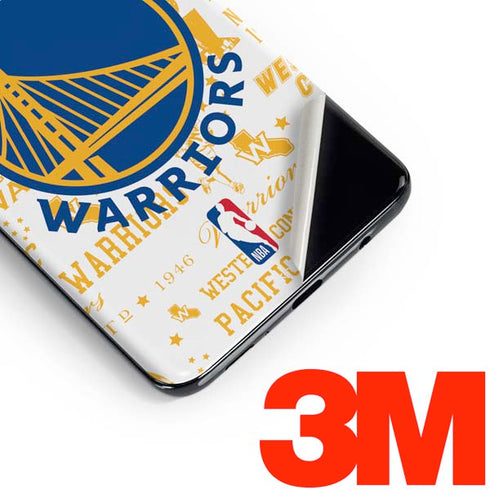 NBA Golden State Warriors Historic Blast Galaxy S10 Skin