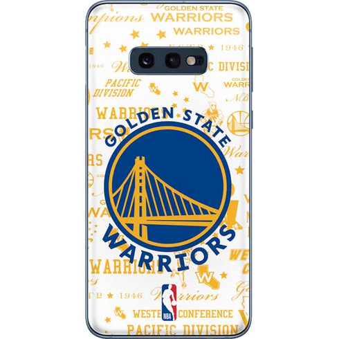 NBA Golden State Warriors Historic Blast Galaxy S10e Skin