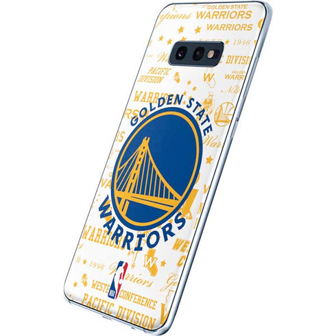NBA Golden State Warriors Historic Blast Galaxy S10e Skin