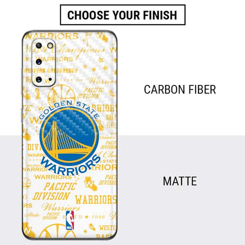 NBA Golden State Warriors Historic Blast Galaxy S20 Skin