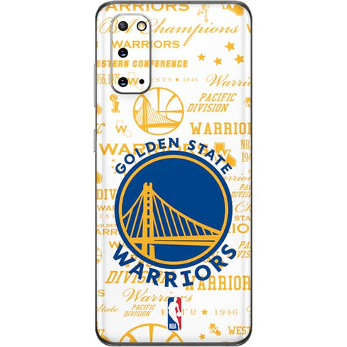 NBA Golden State Warriors Historic Blast Galaxy S20 Skin