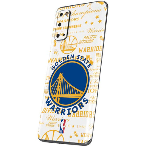 NBA Golden State Warriors Historic Blast Galaxy S20 Skin