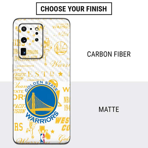 NBA Golden State Warriors Historic Blast Galaxy S20 Ultra 5G Skin