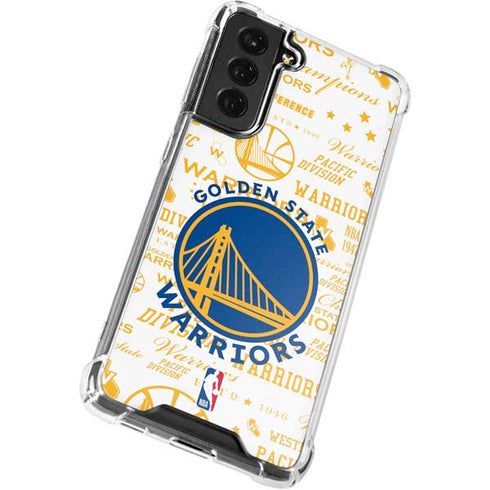 NBA Golden State Warriors Historic Blast Galaxy S21 FE Clear Case