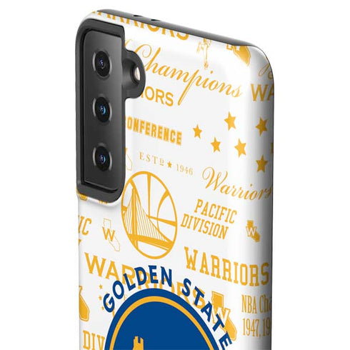NBA Golden State Warriors Historic Blast Galaxy S21 Plus 5G Pro Case