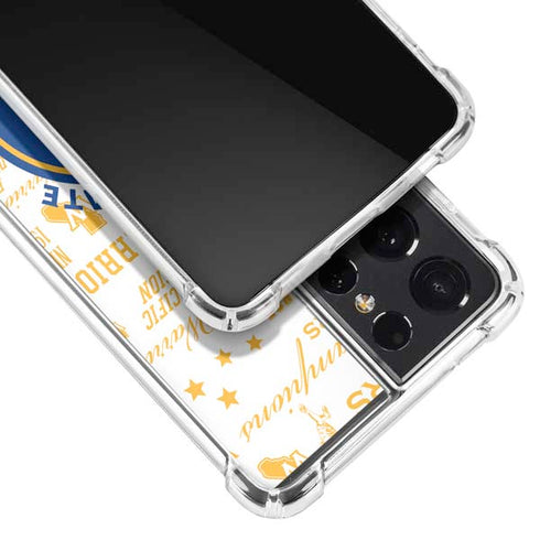 NBA Golden State Warriors Historic Blast Galaxy S21 Ultra 5G Clear Case