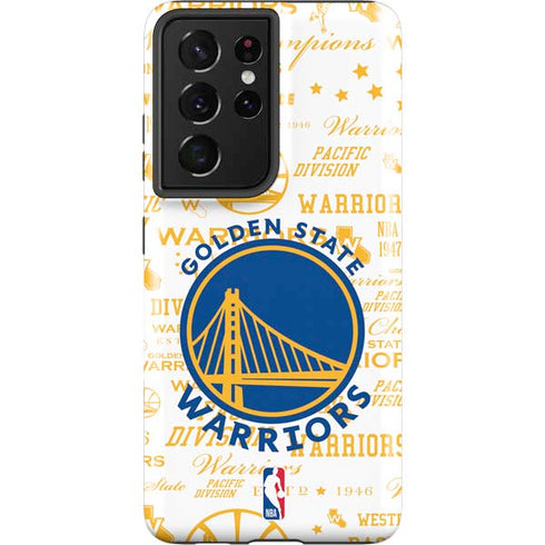NBA Golden State Warriors Historic Blast Galaxy S21 Ultra 5G Pro Case