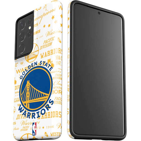 NBA Golden State Warriors Historic Blast Galaxy S21 Ultra 5G Pro Case