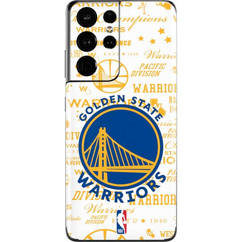 NBA Golden State Warriors Historic Blast Galaxy S21 Ultra 5G Skin