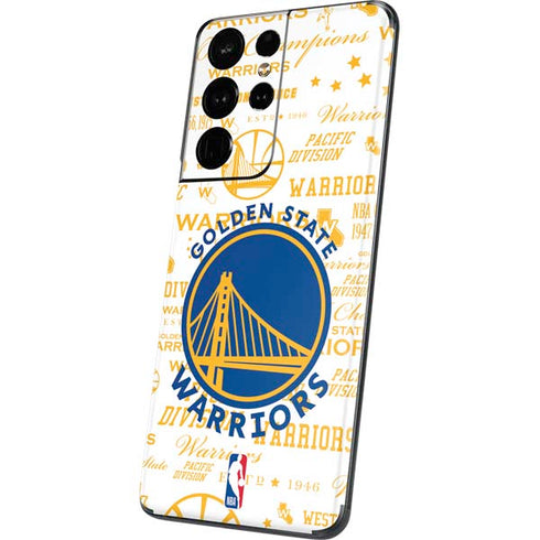 NBA Golden State Warriors Historic Blast Galaxy S21 Ultra 5G Skin