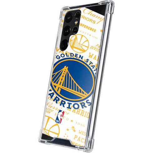 NBA Golden State Warriors Historic Blast Galaxy S22 Ultra Clear Case