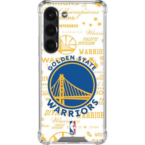 NBA Golden State Warriors Historic Blast Galaxy S23 Clear Case
