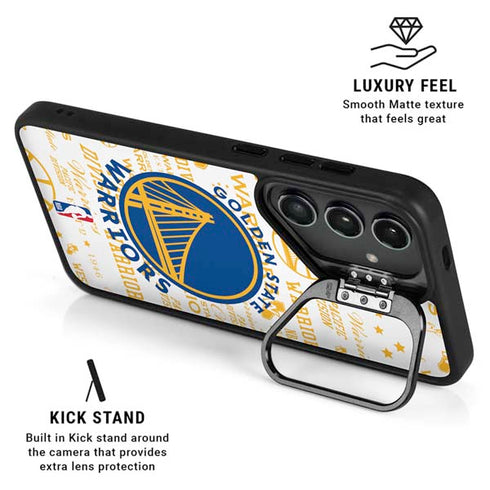 NBA Golden State Warriors Historic Blast Galaxy S25 Kickstand Case