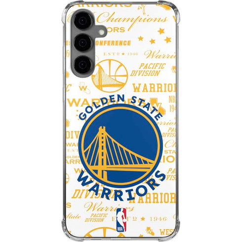 NBA Golden State Warriors Historic Blast Galaxy S24 Plus Clear Case