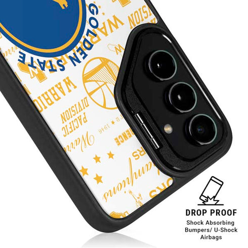 NBA Golden State Warriors Historic Blast Galaxy S25 Plus Kickstand Case