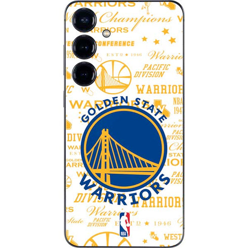 NBA Golden State Warriors Historic Blast Galaxy S25 Skin