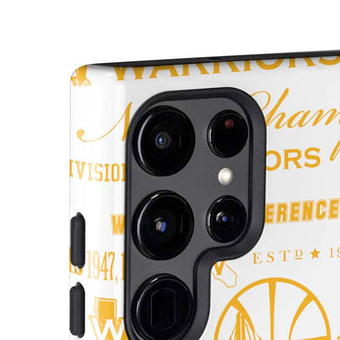 NBA Golden State Warriors Historic Blast Galaxy S25 Ultra Impact Case