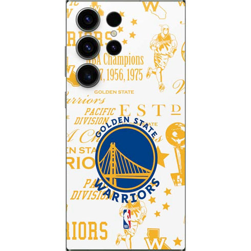 NBA Golden State Warriors Historic Blast Galaxy S25 Ultra Skin