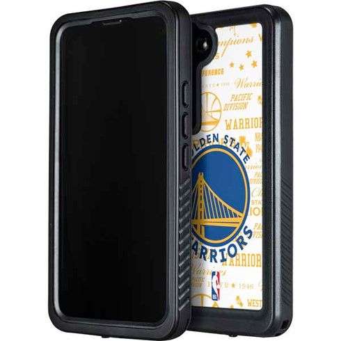 NBA Golden State Warriors Historic Blast Galaxy S24 Waterproof Case