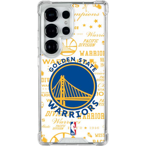 NBA Golden State Warriors Historic Blast Galaxy S25 Ultra Clear Case