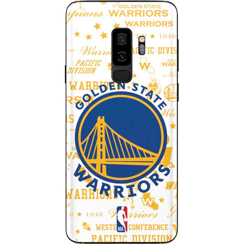 NBA Golden State Warriors Historic Blast Galaxy S9 Plus Skin