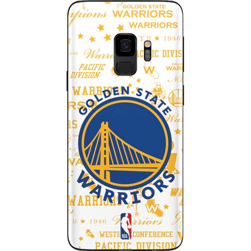 NBA Golden State Warriors Historic Blast Galaxy S9 Skin
