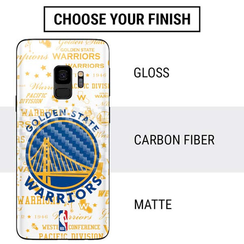 NBA Golden State Warriors Historic Blast Galaxy S9 Skin
