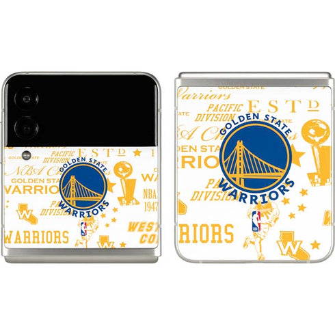 NBA Golden State Warriors Historic Blast Galaxy Z Flip3 5G Skin