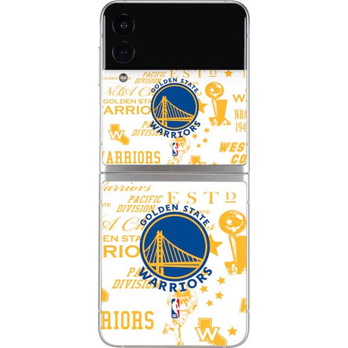 NBA Golden State Warriors Historic Blast Galaxy Z Flip3 5G Skin