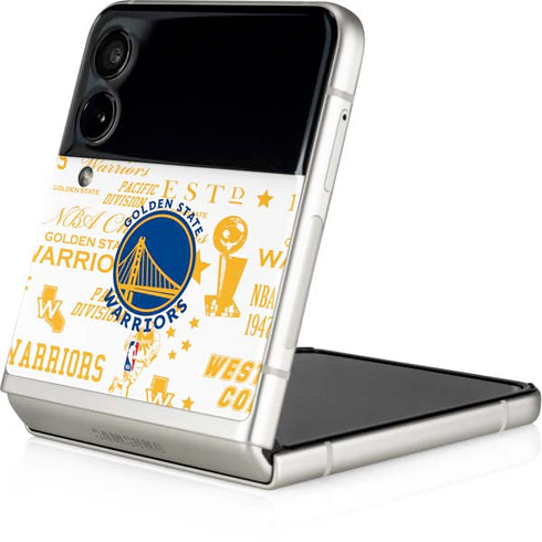 NBA Golden State Warriors Historic Blast Galaxy Z Flip3 5G Skin