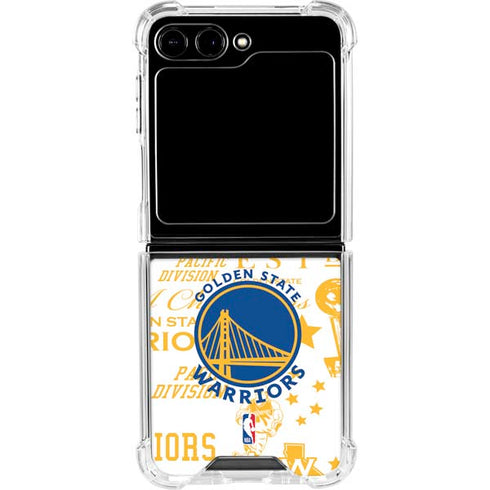 NBA Golden State Warriors Historic Blast Galaxy Z Flip5 5G Clear Case