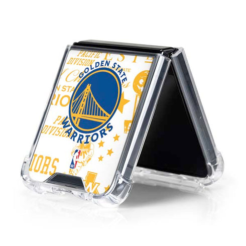NBA Golden State Warriors Historic Blast Galaxy Z Flip5 5G Clear Case