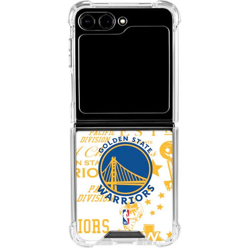 NBA Golden State Warriors Historic Blast Galaxy Z Flip6 Clear Case
