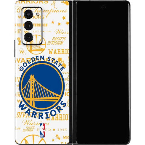 NBA Golden State Warriors Historic Blast Galaxy Z Fold2 5G Skin