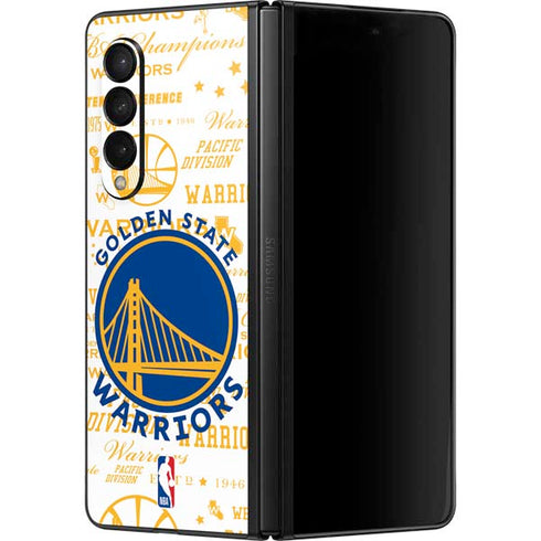 NBA Golden State Warriors Historic Blast Galaxy Z Fold3 5G Skin