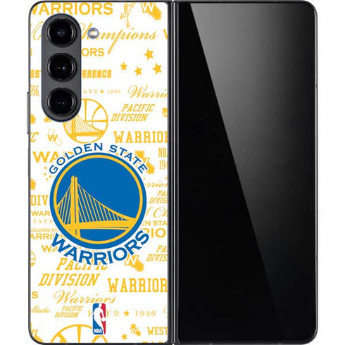 NBA Golden State Warriors Historic Blast Galaxy Z Fold5 5G Skin