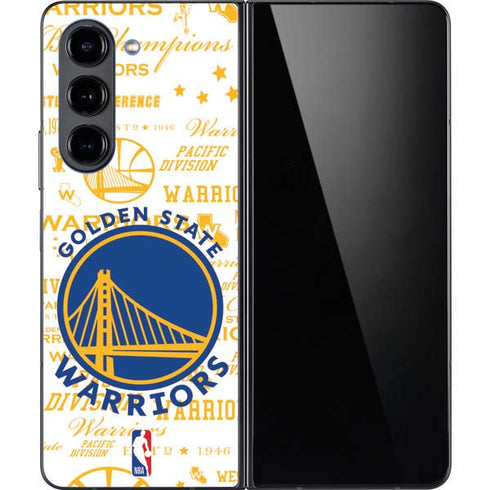 NBA Golden State Warriors Historic Blast Galaxy Z Fold5 5G Skin
