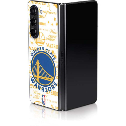 NBA Golden State Warriors Historic Blast Galaxy Z Fold5 5G Skin