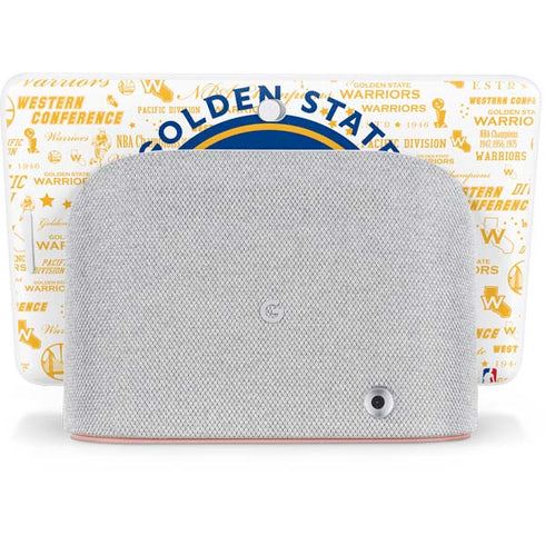 NBA Golden State Warriors Historic Blast Google Home Hub Skin