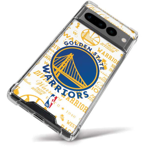 NBA Golden State Warriors Historic Blast Google Pixel 7 Pro Clear Case