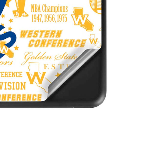 NBA Golden State Warriors Historic Blast Google Pixelbook Go Skin