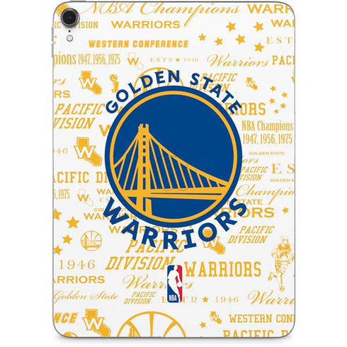 NBA Golden State Warriors Historic Blast Apple iPad Pro Skin
