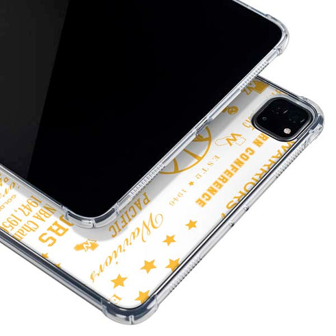 NBA Golden State Warriors Historic Blast iPad Pro 12.9in (2020) Clear Case