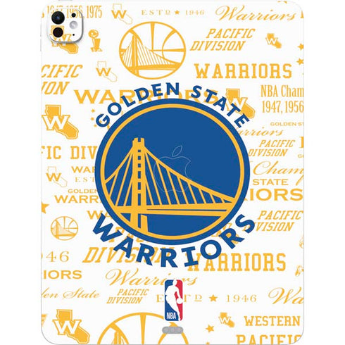 NBA Golden State Warriors Historic Blast iPad Pro 13in M4 (2024) Skin