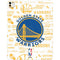 NBA Golden State Warriors Historic Blast iPad Pro 13in M4 (2024) Skin