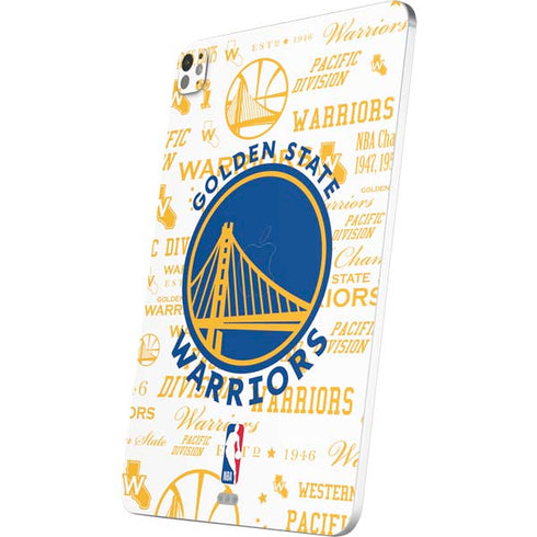 NBA Golden State Warriors Historic Blast iPad Pro 13in M4 (2024) Skin