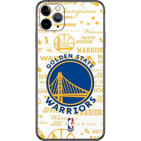 NBA Golden State Warriors Historic Blast iPhone 11 Pro Max Skin