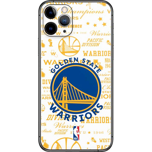 NBA Golden State Warriors Historic Blast iPhone 11 Pro Skin